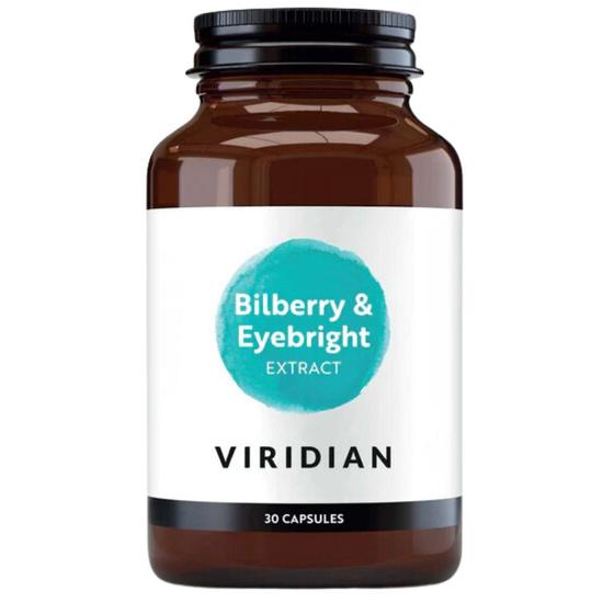 Viridian Bilberry With Eyebright Extract Veg Capsules 30 Capsules