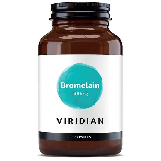 Viridian Bromelain 500mg Capsules 30 Capsules