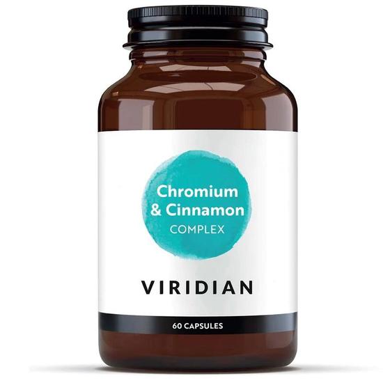 Viridian Chromium & Cinnamon Complex Capsules 60 Capsules