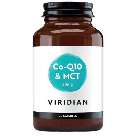 Viridian Co-enzyme Q10 30mg With MCT Veg Capsules 30 Capsules