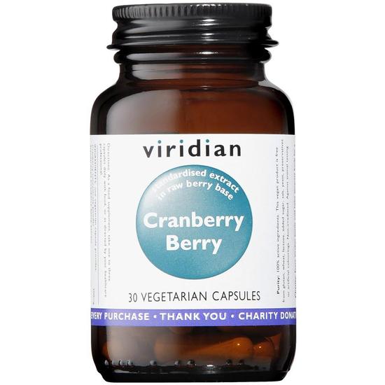 Viridian Cranberry Berry Extract Veg Capsules 30 Capsules