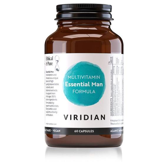 Viridian Essential Man Multi Veg Capsules 60 Capsules