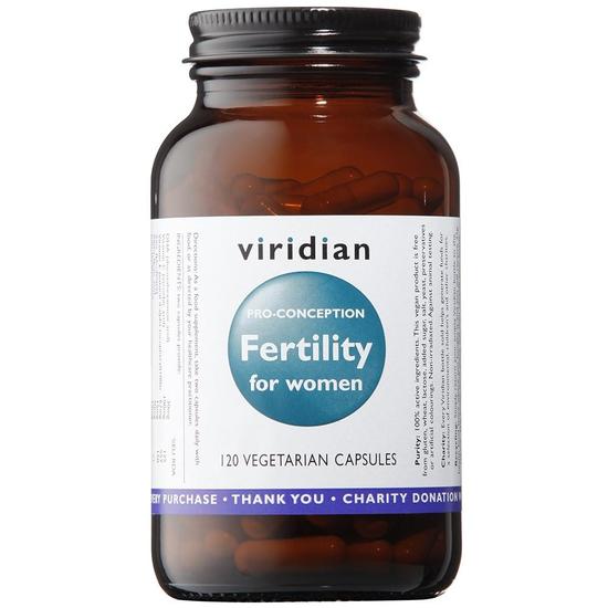 Viridian Fertility For Women Veg Capsules 120 Capsules