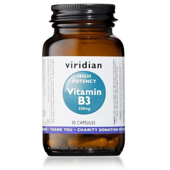 Viridian High Potency Vitamin B3 Capsules 30 Capsules