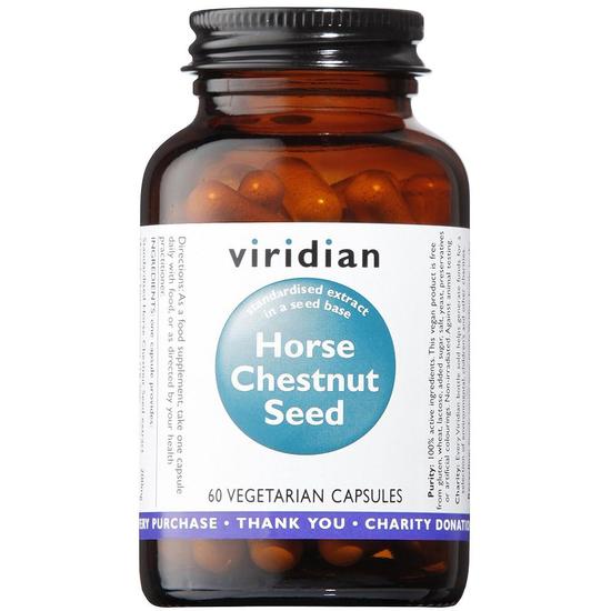 Viridian Horse Chestnut Extract Veg Capsules 60 Capsules