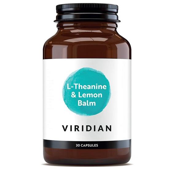 Viridian L-Theanine & Lemon Balm Veg Capsules 30 Capsules