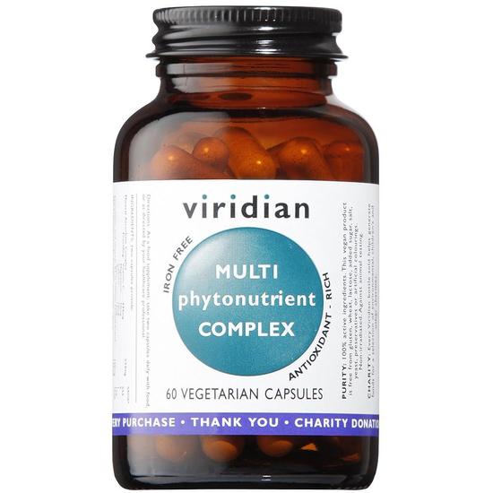 Viridian MultiPhytoNutrient Veg Capsules 60 Capsules