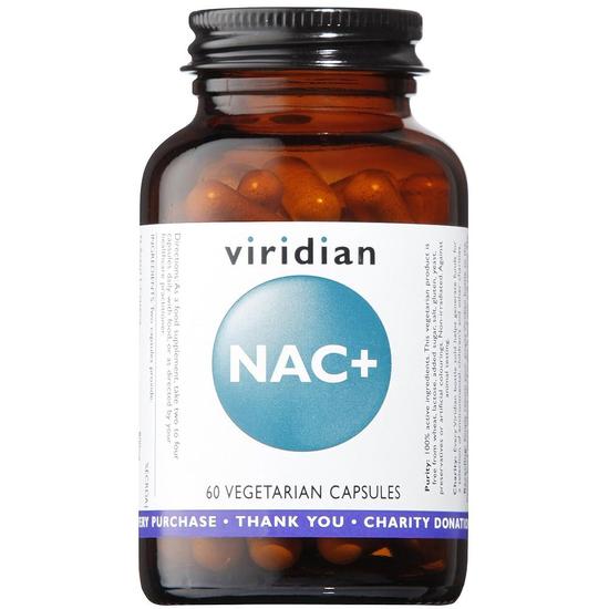 Viridian NAC+ Veg Capsules 60 Capsules