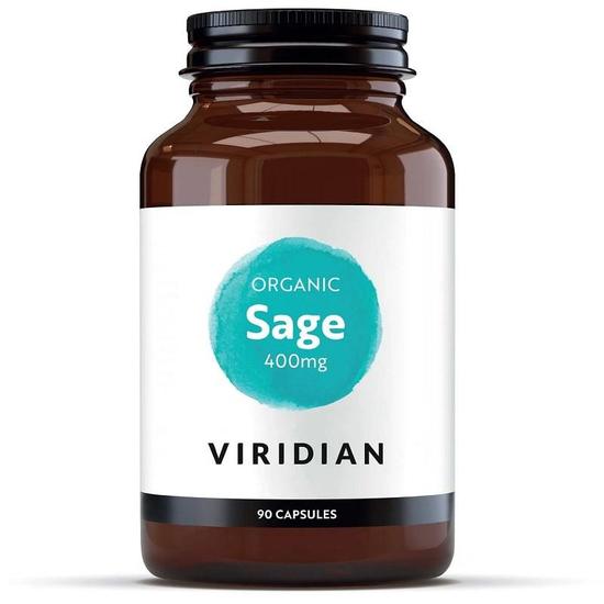 Viridian Organic Sage 400mg Capsules 90 Capsules