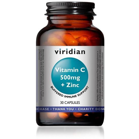 Viridian Vitamin C & Zinc Capsules 30 Capsules