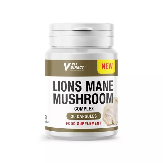 Vit Direct Lions Mane Mushroom 1500mg Capsules 30 Capsules