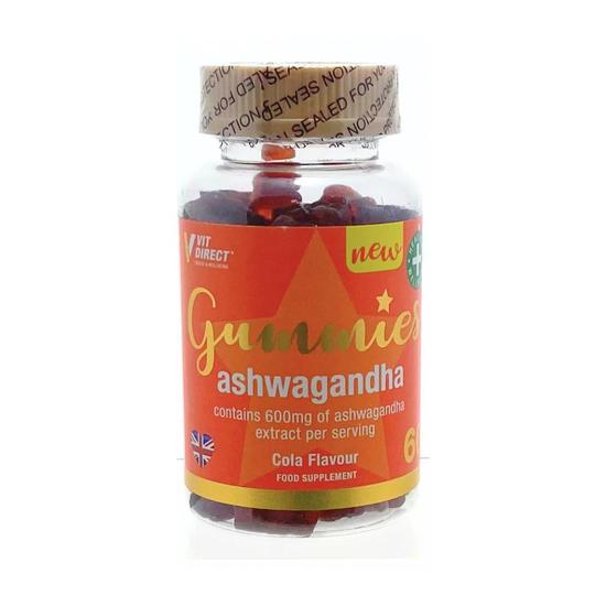 Vit Direct Vitamin Gummies Ashwagandha Chewables Gummies 60 chewables