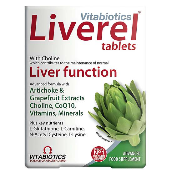 Vitabiotics Liverel Tablets 60 Tablets