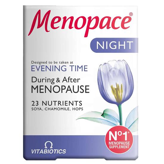 Vitabiotics Menopace Night Tablets 30 Tablets