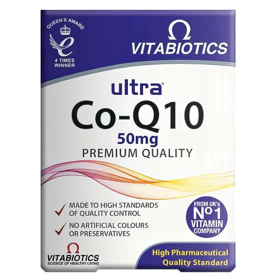 Vitabiotics Ultra Co-Q10 50mg Tablets 60 Tablets