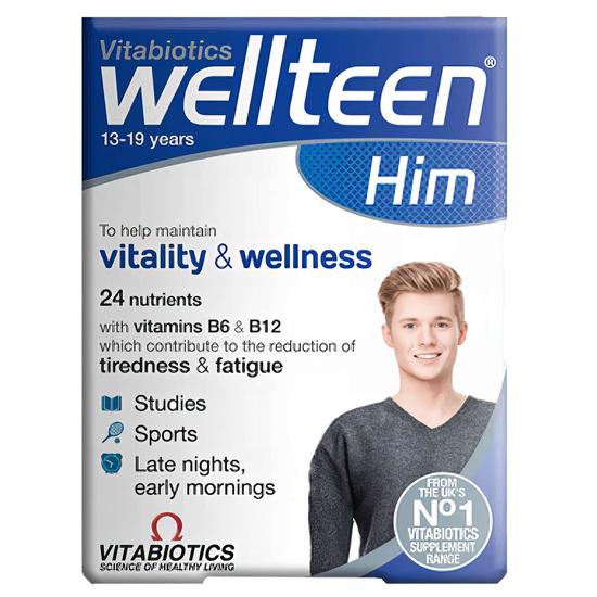 Vitabiotics Wellteen Him Tablets x 30
