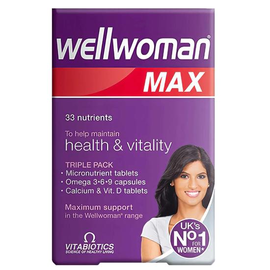 Vitabiotics Wellwoman Max Triple Pack Capsules & Tablets 28 Capsules / 2 x 28 Tablets
