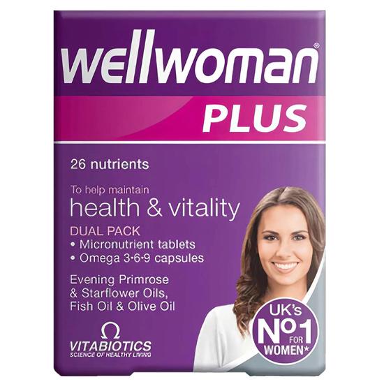 Vitabiotics Wellwoman Plus Dual Pack 28 Tablets/28 Capsules