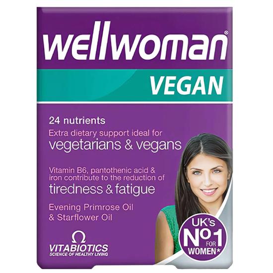 Vitabiotics Wellwoman Vegan Tablets 60 Tablets