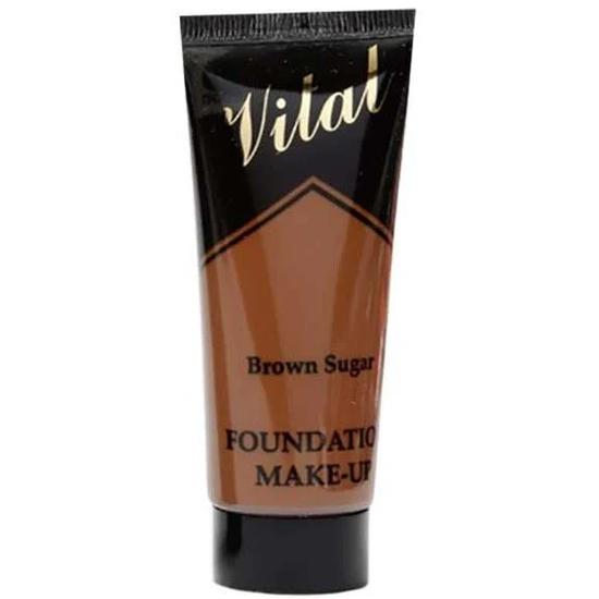 Vital Makeup Liquid Foundation Makeup Brown Sugar 40ml