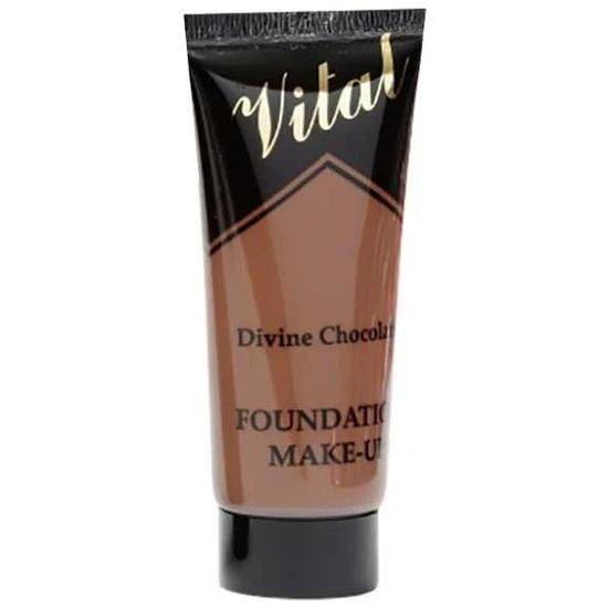 Vital Makeup Liquid Foundation Makeup Divine Chocolate 40ml