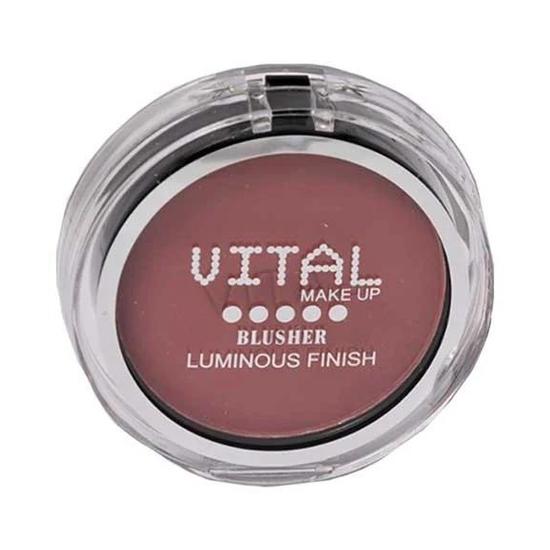 Vital Makeup Luminous Finish Blusher 02 Rum Plum