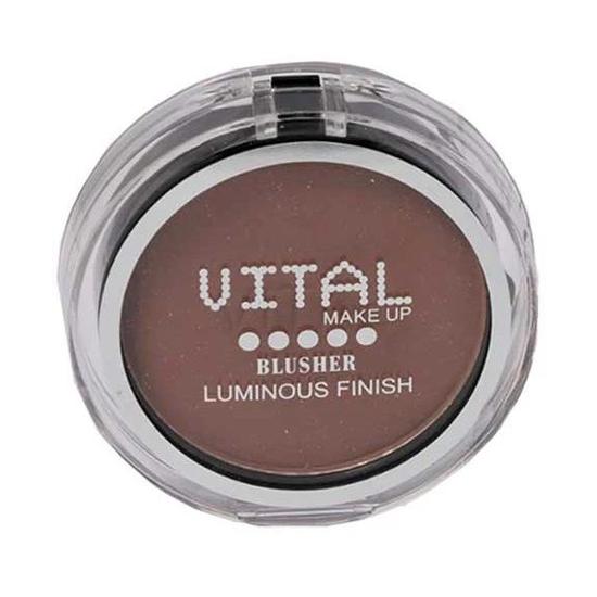 Vital Makeup Luminous Finish Blusher 06 Brick Red