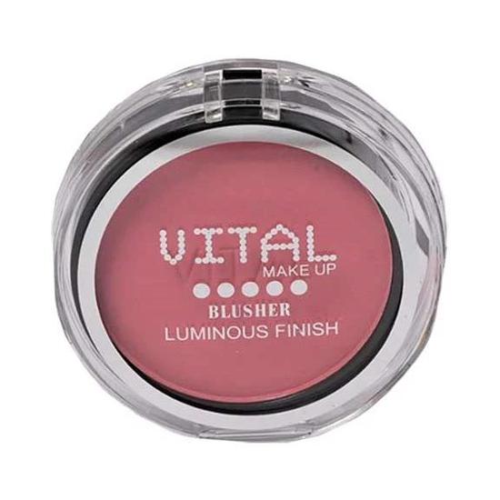 Vital Makeup Luminous Finish Blusher 07 Seriously Pink