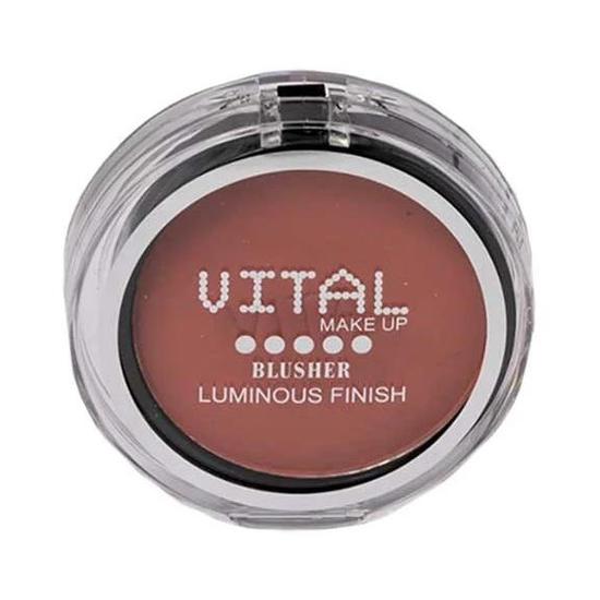 Vital Makeup Luminous Finish Blusher 08 Deep Rouge