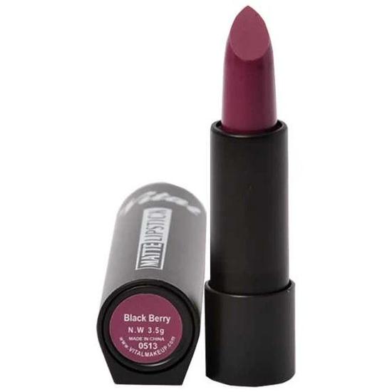 Vital Makeup Matte Lipstick Black Berry 3.5 g