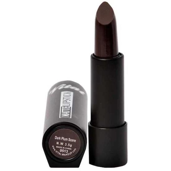 Vital Makeup Matte Lipstick Dark Plum Scene 3.5 g