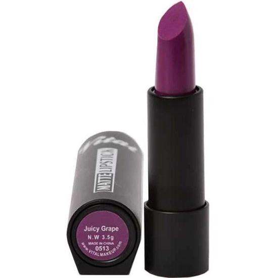 Vital Makeup Matte Lipstick Juicy Grape 3.5 g