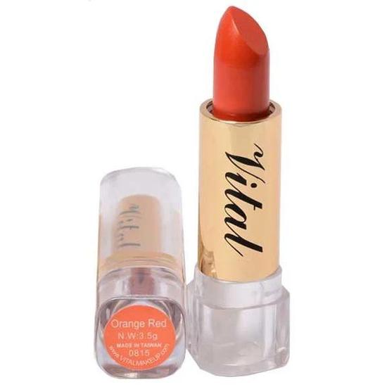 Vital Makeup Moisturising Lipstick Orange Red 3.5 g