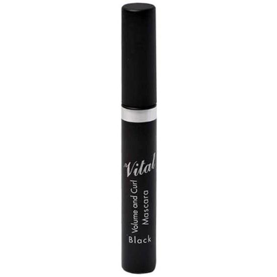 Vital Makeup Volume & Curl Mascara Black 10ml