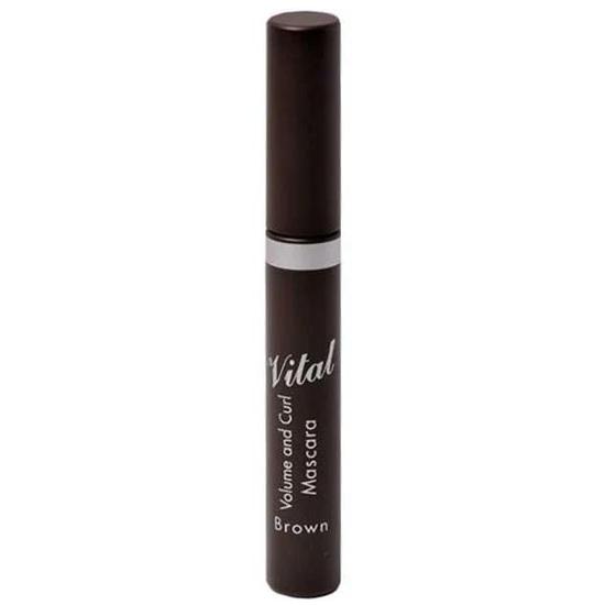 Vital Makeup Volume & Curl Mascara Brown 10ml