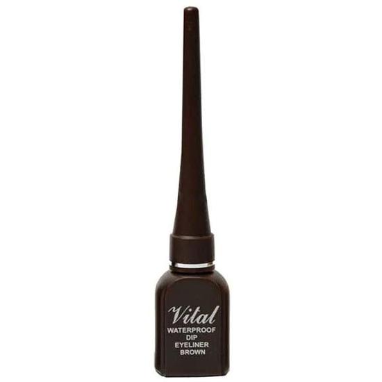 Vital Makeup Waterproof Dip Eyeliner Brown 6ml