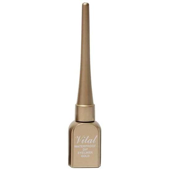 Vital Makeup Waterproof Dip Eyeliner Gold 6ml