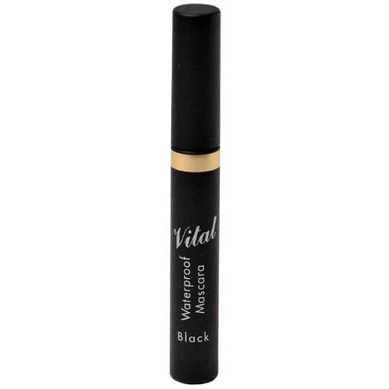 Vital Makeup Waterproof Mascara Black 10ml