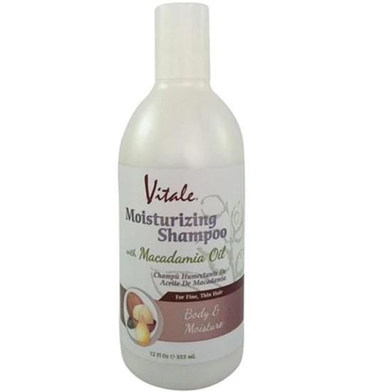 Vitale Moisturising Shampoo With Macadamia Oil 355ml