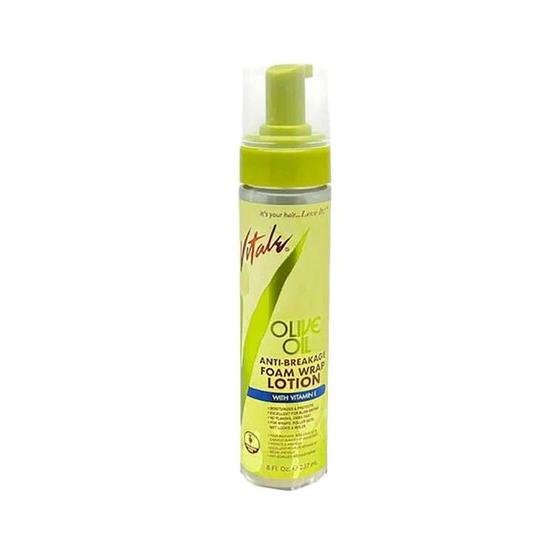 Vitale Olive Oil Anti Breakage Foam Wrap Lotion 237ml