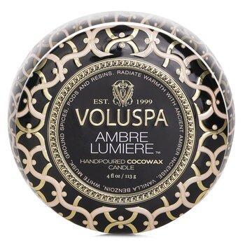 VOLUSPA Mini Tin Candle Ambre Lumiere 113g
