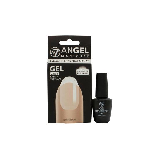 W7 Angel Manicure Gel 2 In 1 Base & Top Coat 15ml