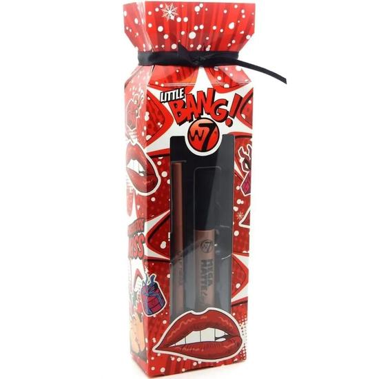 W7 Little Bang! Nude Lips Lip Gloss & Lip Liner Duo