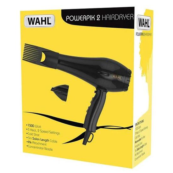 Wahl Powerpik 2 Salon Styling Hair Dryer Black