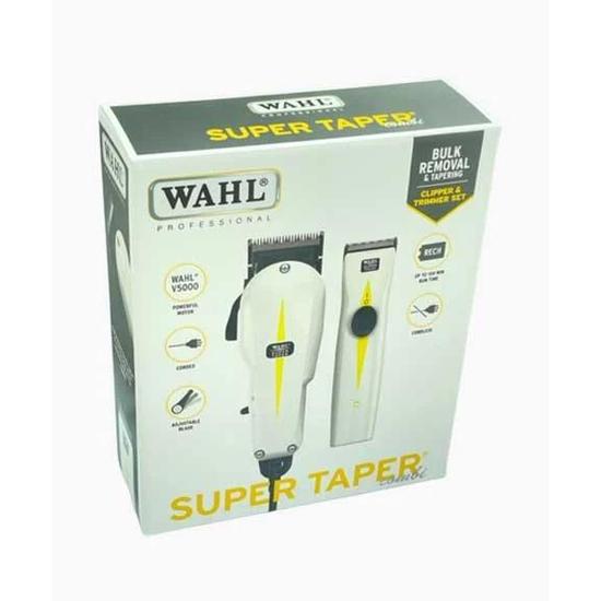 Wahl Super Taper Corded Clipper & Trimmer Combi Set