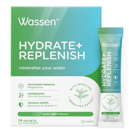 Wassen Hydrate & Replenish Powder Sachets 14 Sachets