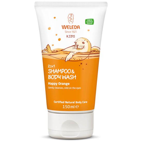 Weleda Kids 2 In 1 Happy Orange Shampoo & Body Wash 150ml