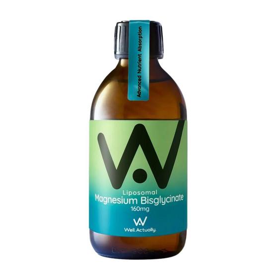 Well Actually Liposomal Magnesium Bisglycinate 160mg 300ml