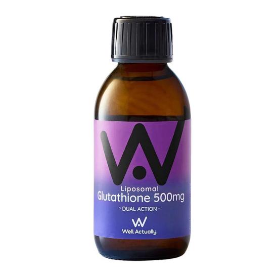 Well Actually Liposomal Reduced L-Glutathione 500mg Blueberry 150ml