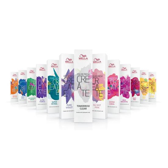 Wella Color Fresh Create Semi-Permanent Hair Colour Vibrant Shades Future Yellow / 60ml